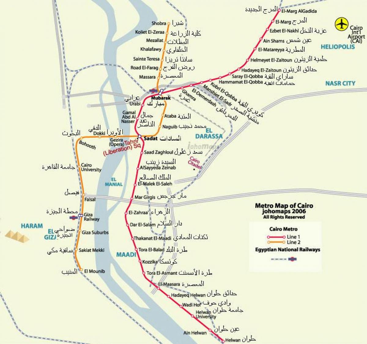 kairo metro žemėlapis 2016