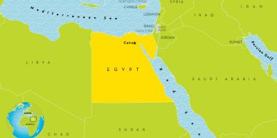 Kapitalo city of egypt žemėlapyje