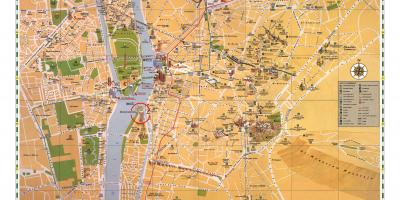 Kaire lankytinų vietų žemėlapis