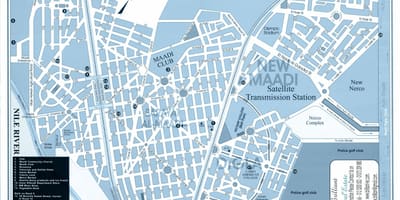 Žemėlapis cairo maadi