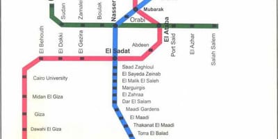 Kairo metro žemėlapis